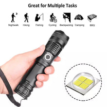 Load image into Gallery viewer, flashlight high power rechargeable
