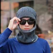 Load image into Gallery viewer, Soft Knit  scarf hat
