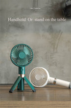 Load image into Gallery viewer, Handheld-tripod mini fan

