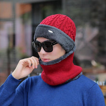 Load image into Gallery viewer, Soft Knit  scarf hat
