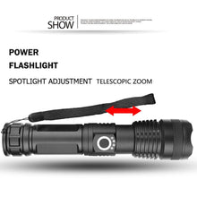 Load image into Gallery viewer, flashlight high power rechargeable
